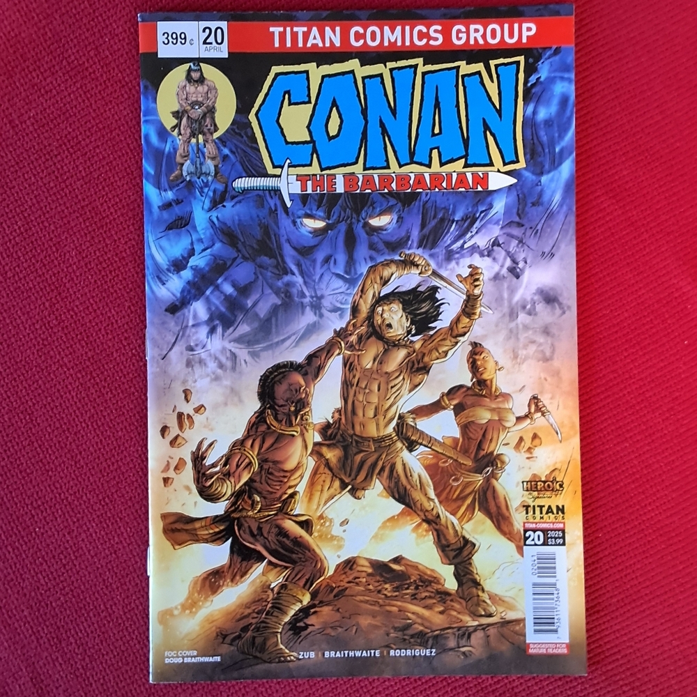 Conan The Barbarian #20 2025 Titan Comics Limited FOC Variant Cover